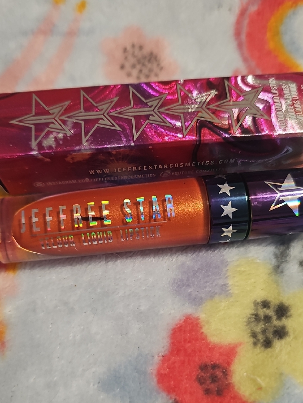 Jeffree Star Metallic Orange Velour Liquid Lipstick